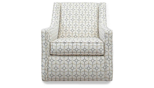 Rockaway Pewter Swivel Chair