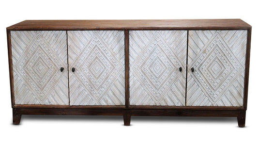 Sienna Diamond 4 Door Sideboard